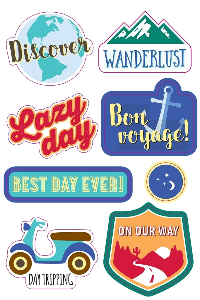 Essentials Travel Planner Stickers (set of 200+ stickers)