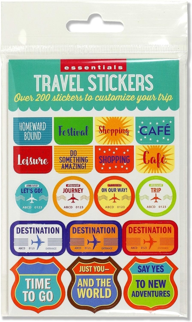 Essentials Travel Planner Stickers (set of 200+ stickers)